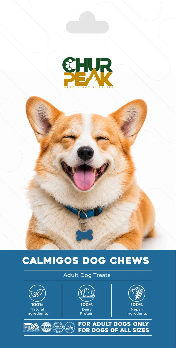 Calmigos Dog Chews packaging